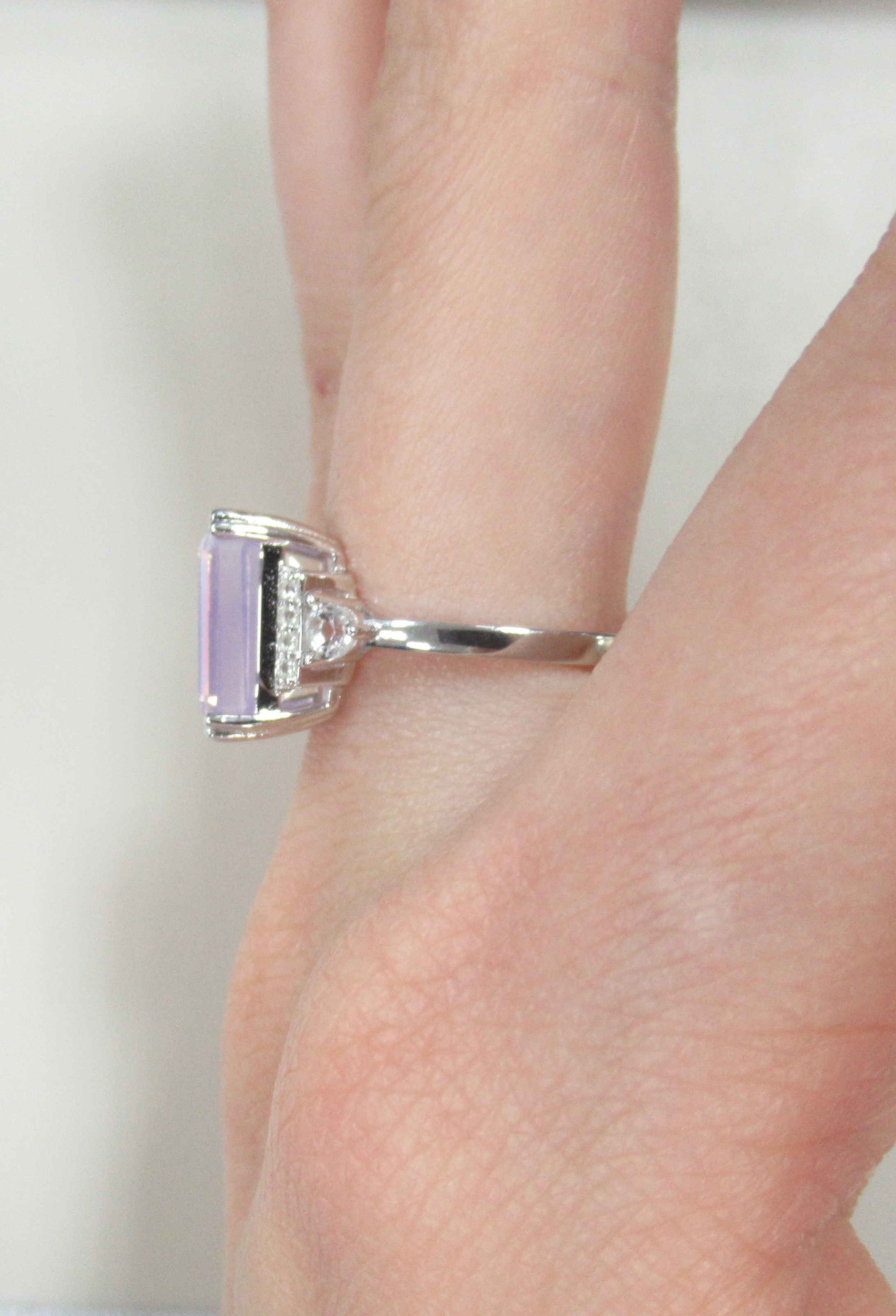 Серебряное кольцо с кварцем